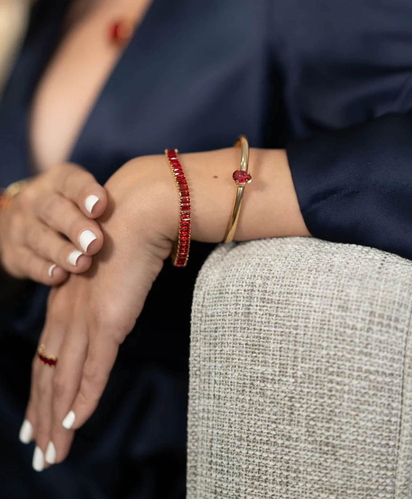 The Crimson Pour Bracelet